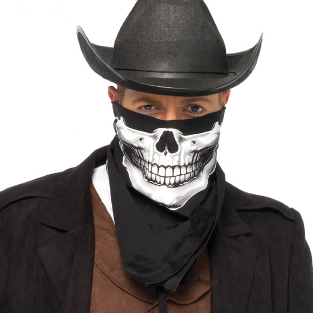 Leg Avenue - Skull Bandana - Noir